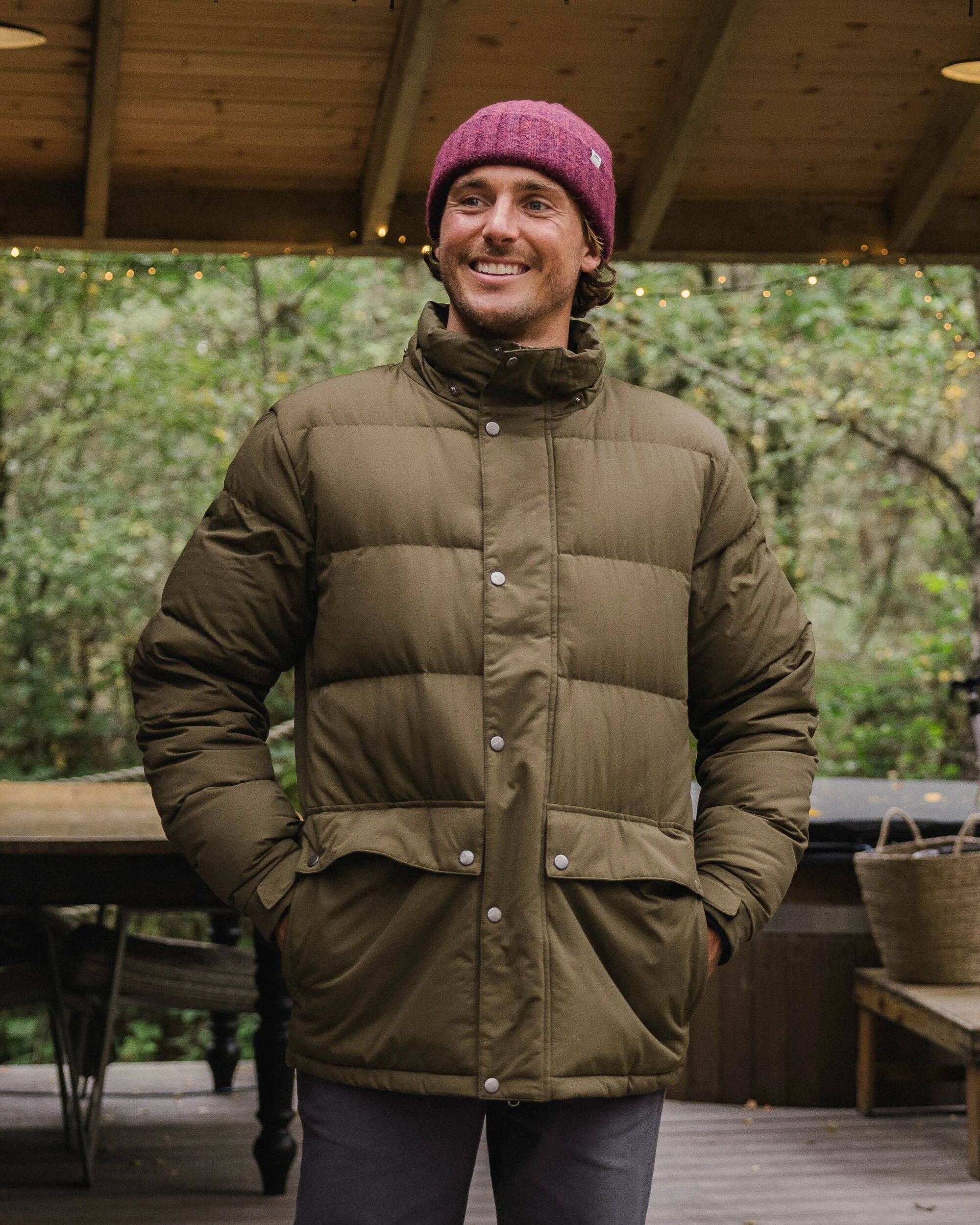 Grounded Insulated Jacket - Dark Olive - Lifestyle