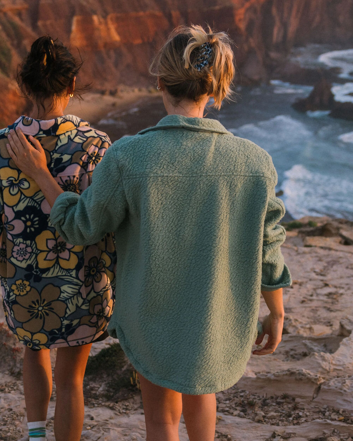 Rappel Sherpa Oversized Shirt - Pistachio - Lifestyle