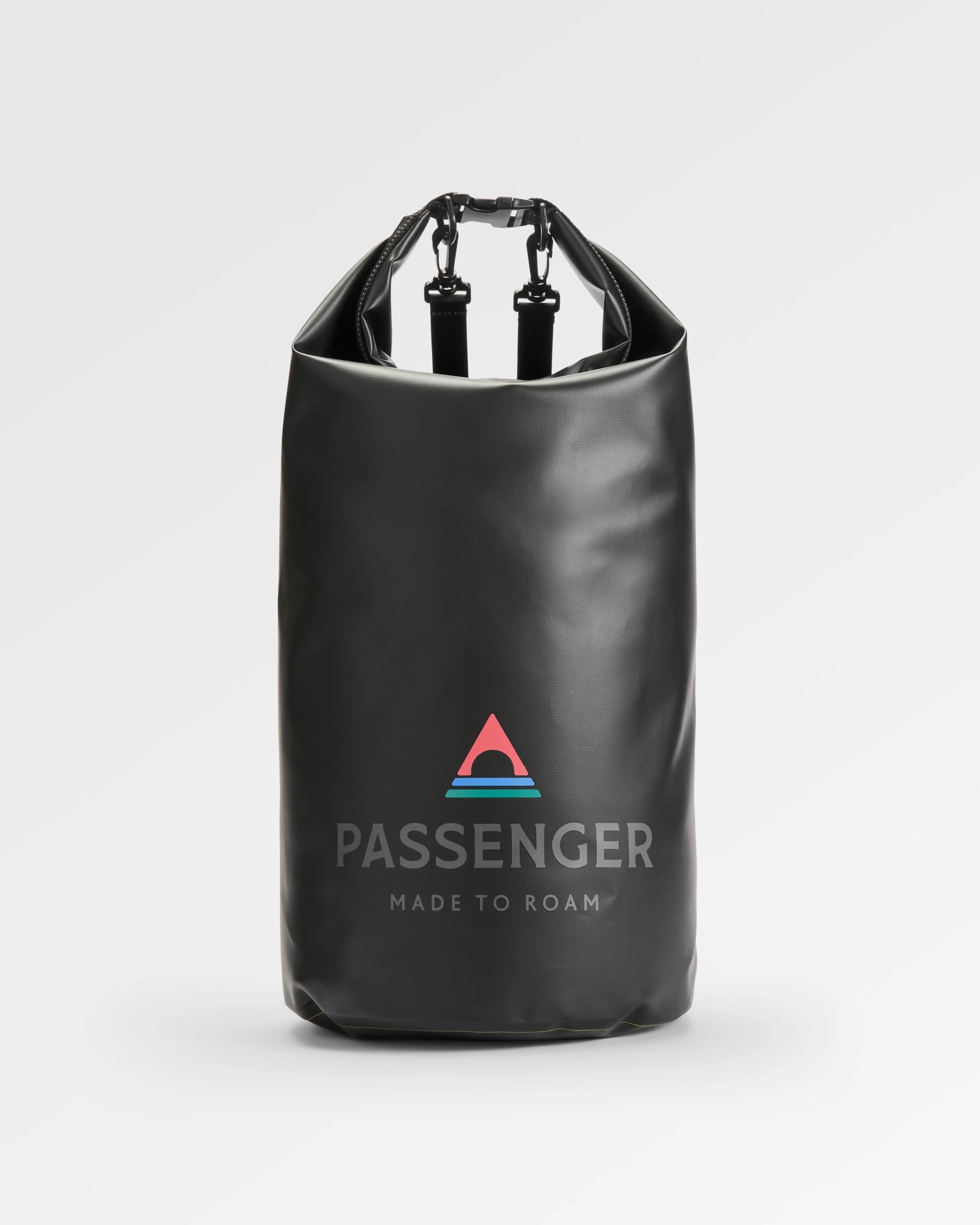 Tide 30L Recycled Dry Bag - Black - Flatlay