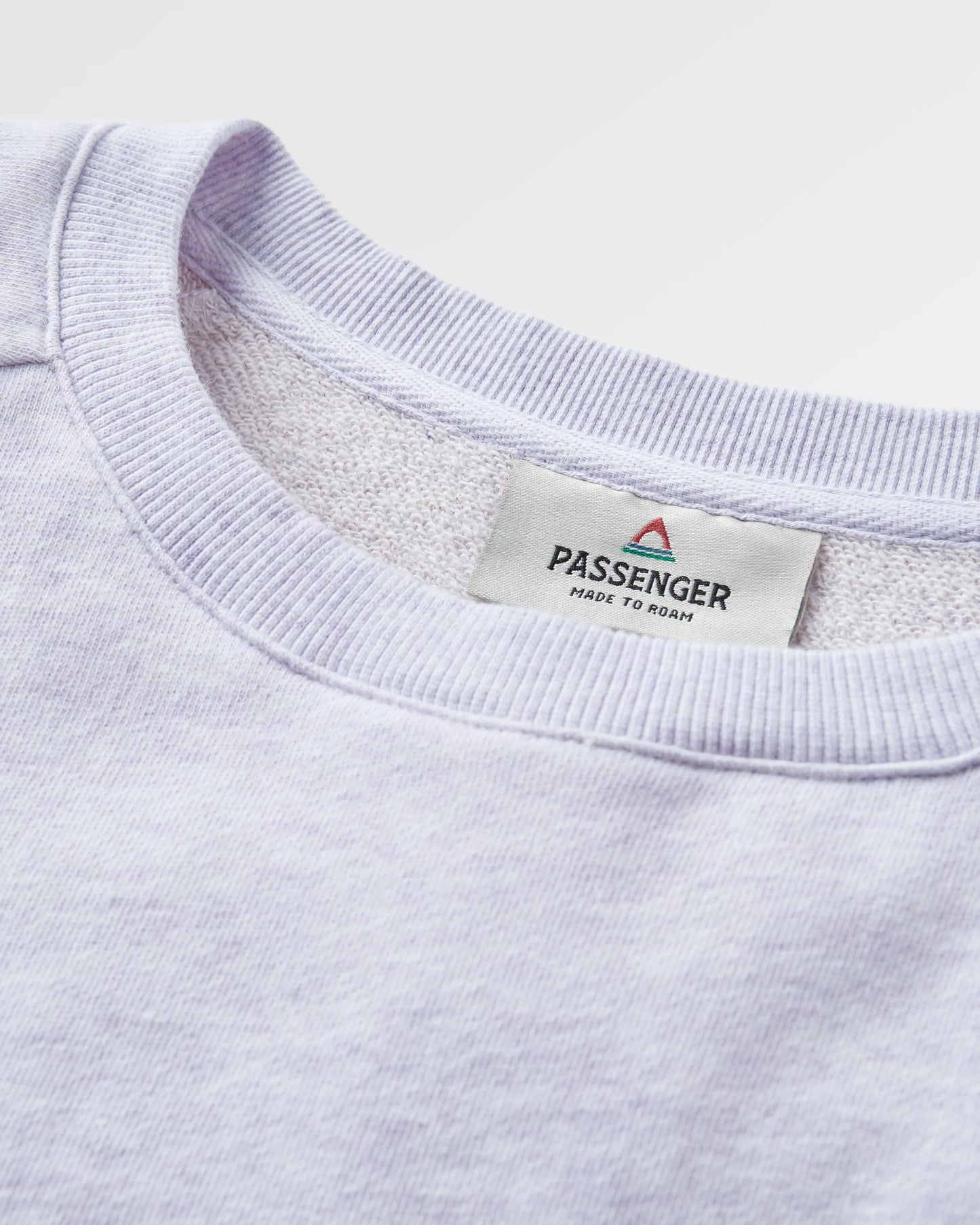 Fade Organic Cotton Sweatshirt - Lilac Mist Marl