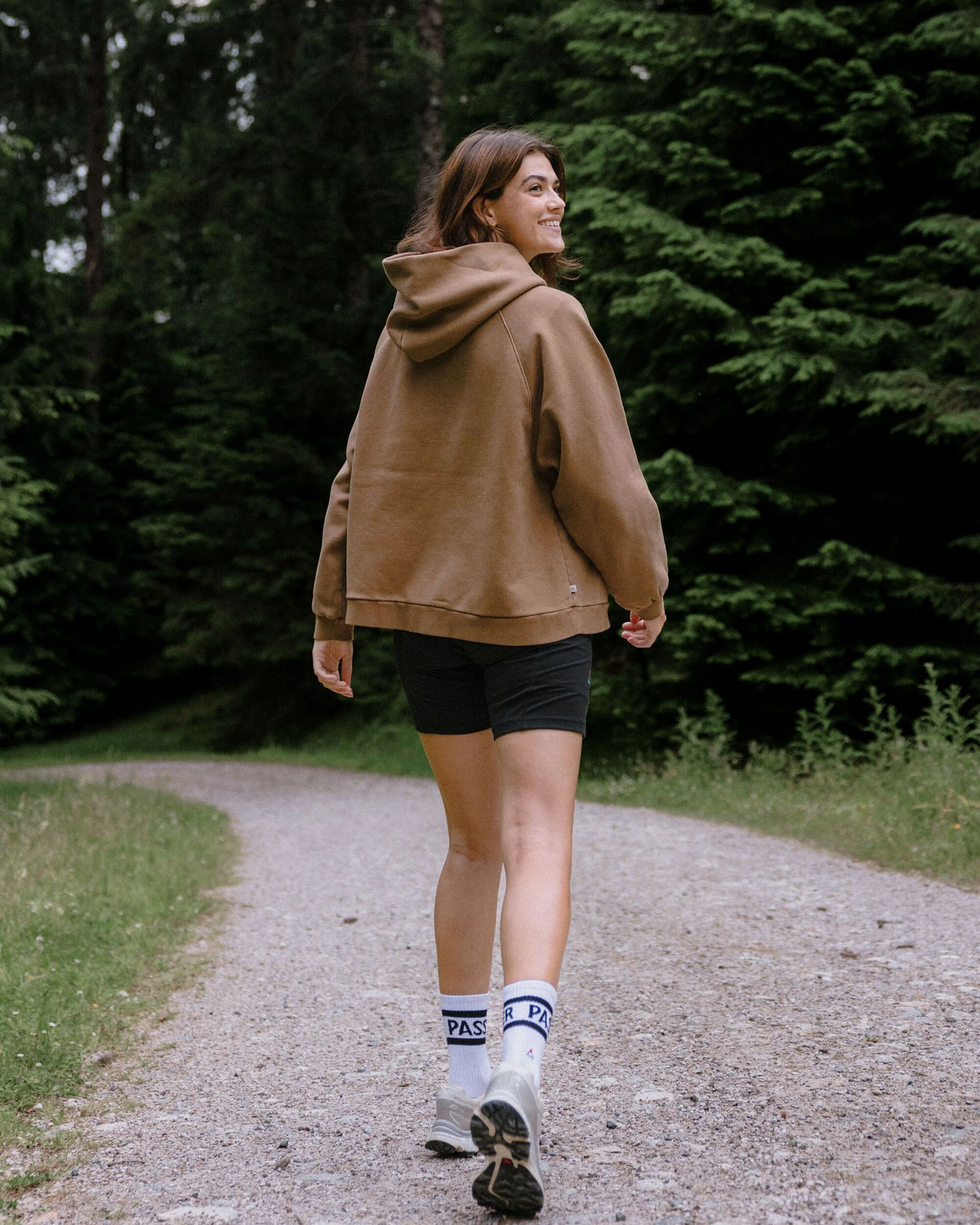 Downtime Heavyweight Hoodie - Caramel Brown - Lifestyle