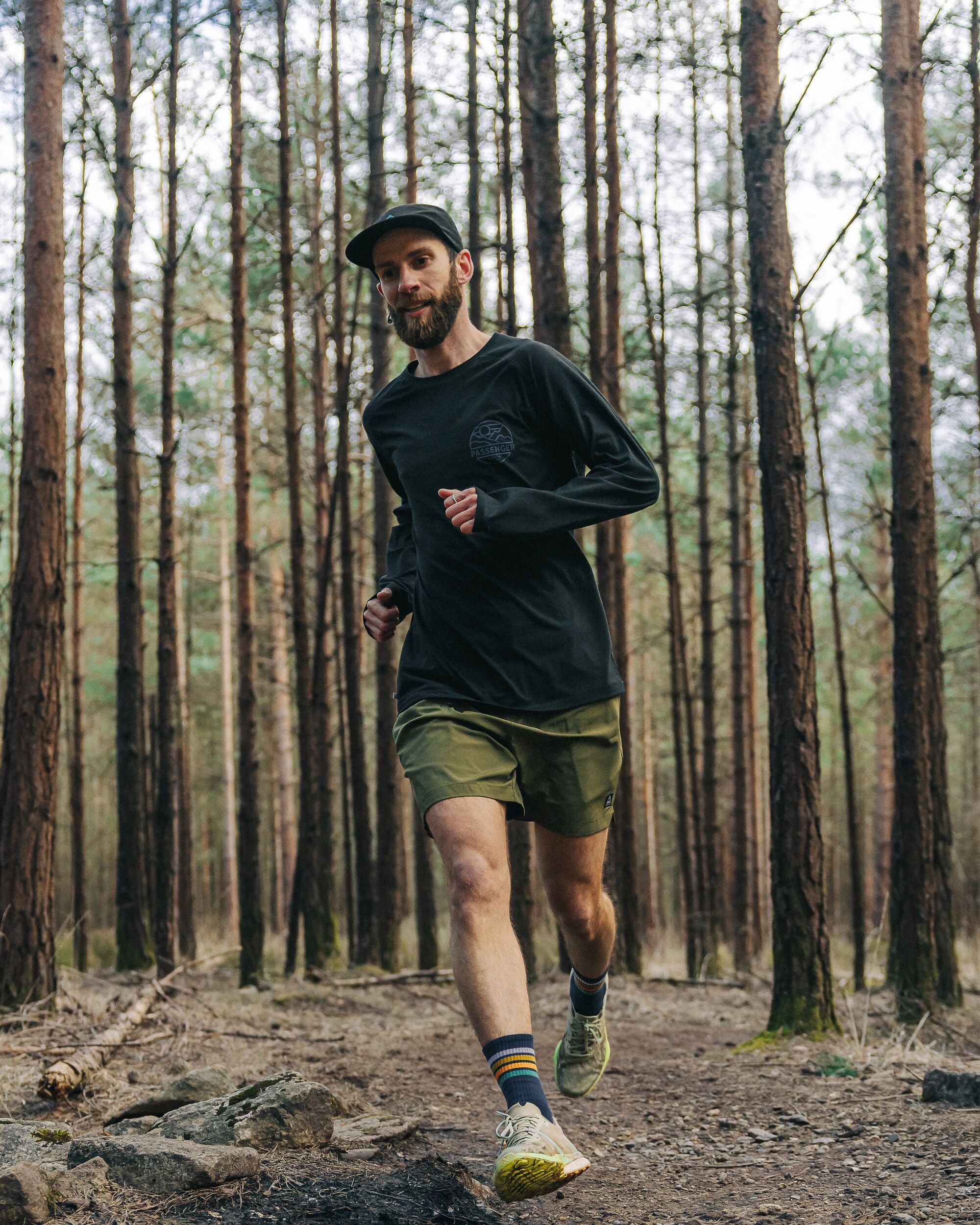 Sedona Drirelease® Recycled Active LS T-Shirt - Black -