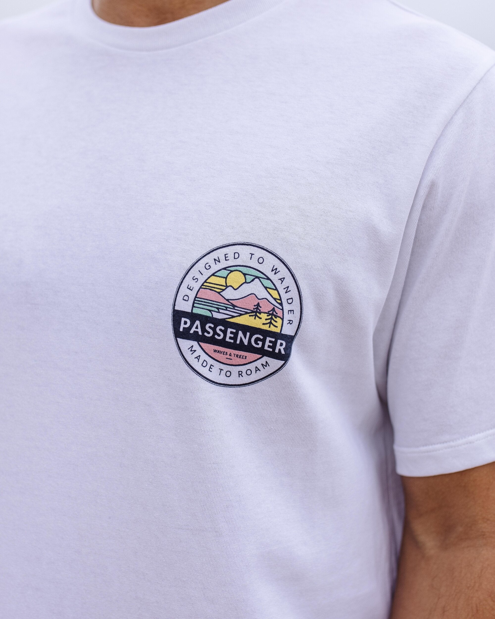 Odyssey Recycled Cotton T-Shirt - White - Lifestyle