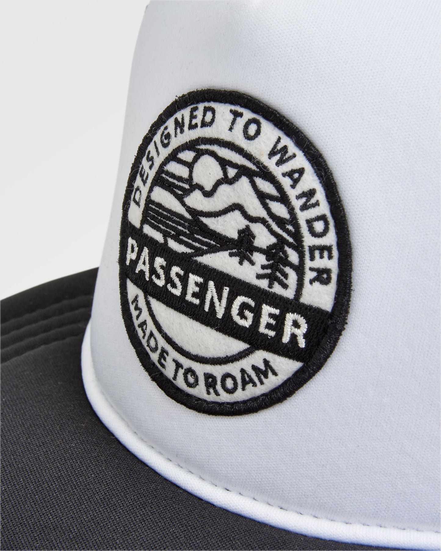 Odyssey Active Trucker Cap - Phantom Black - Flatlay