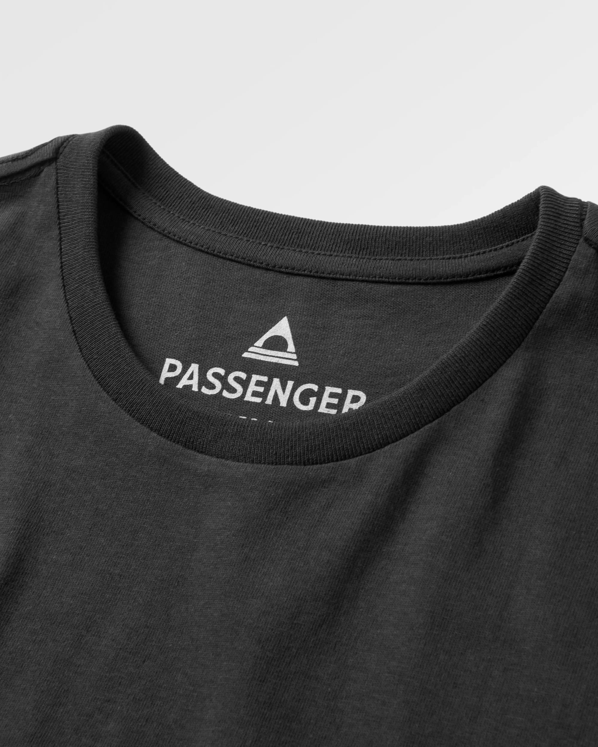 Escapism Recycled Cotton Vest - Black - Flatlay