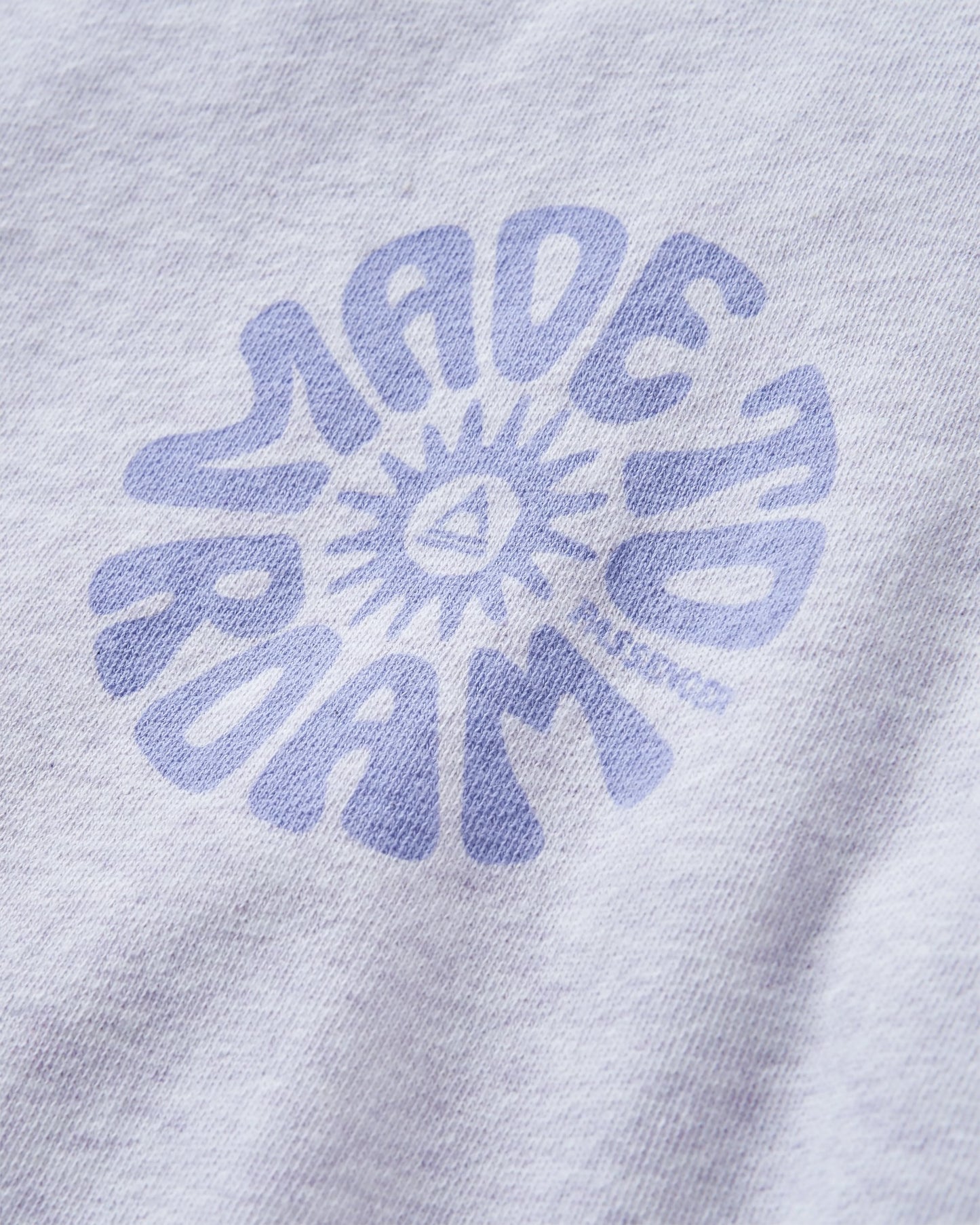 Fade Organic Cotton Sweatshirt - Lilac Mist Marl