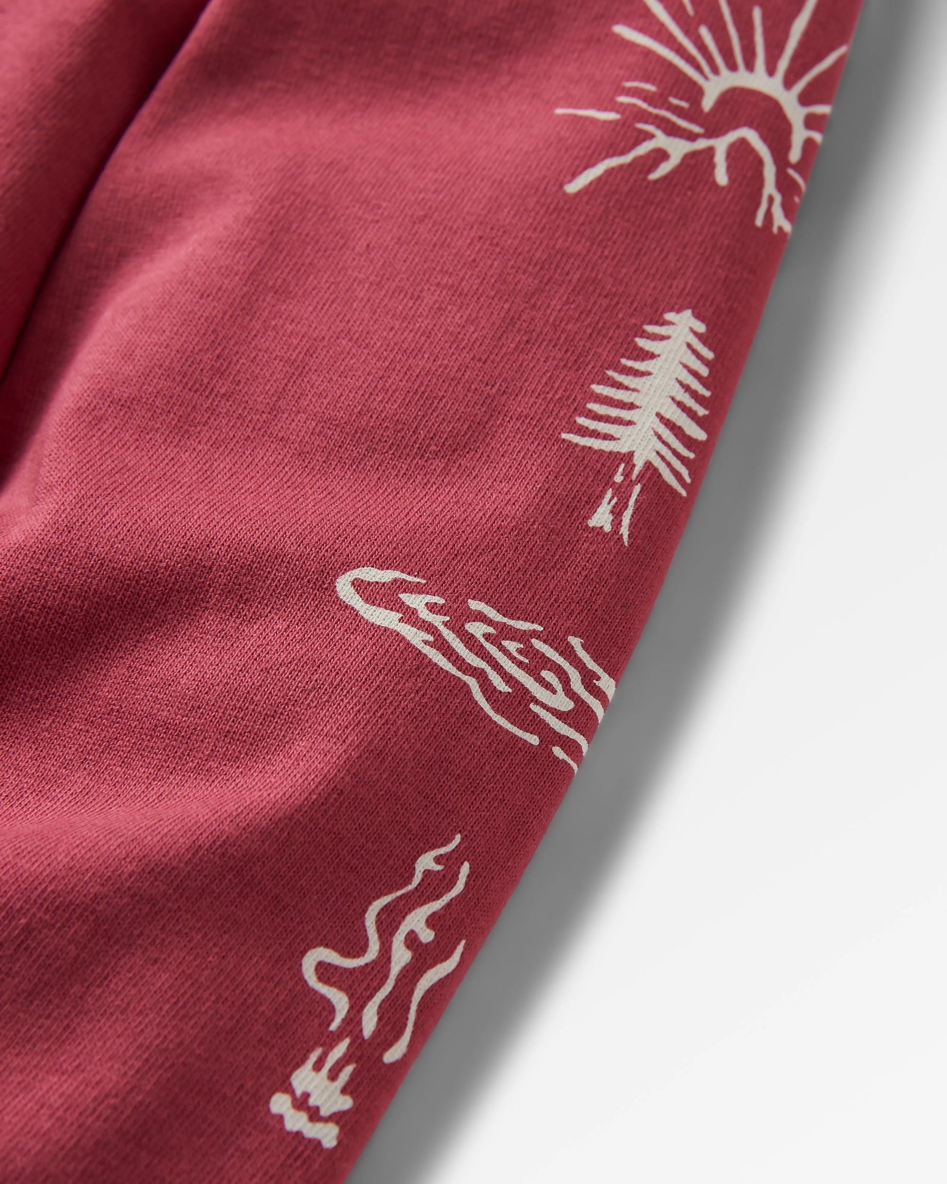 Dawn Recycled Cotton LS T-Shirt - Earth Red