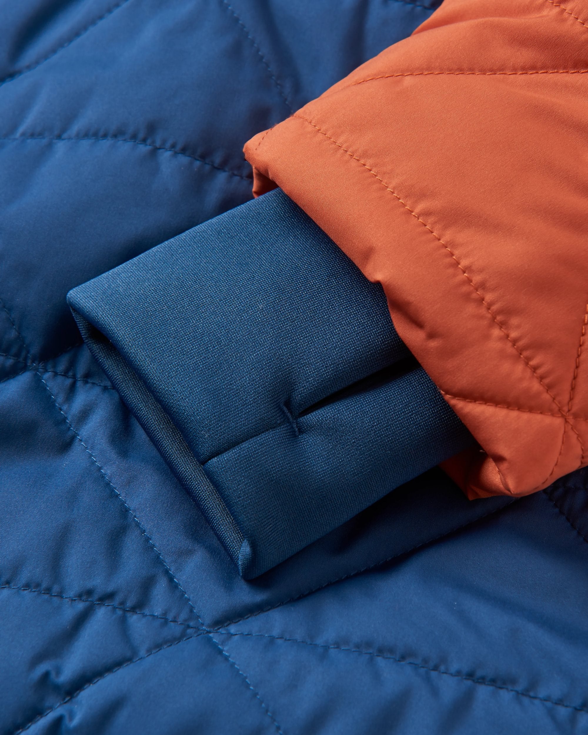 Trace Recycled Thermore® Insulated Jacket - Burnt Orange - Flatlay