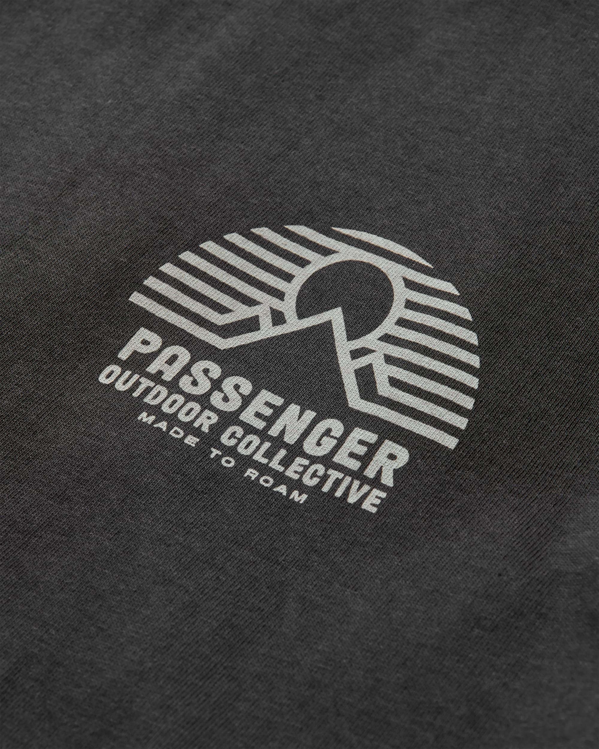 Elbio Recycled Relaxed Fit T-Shirt - Black - Flatlay