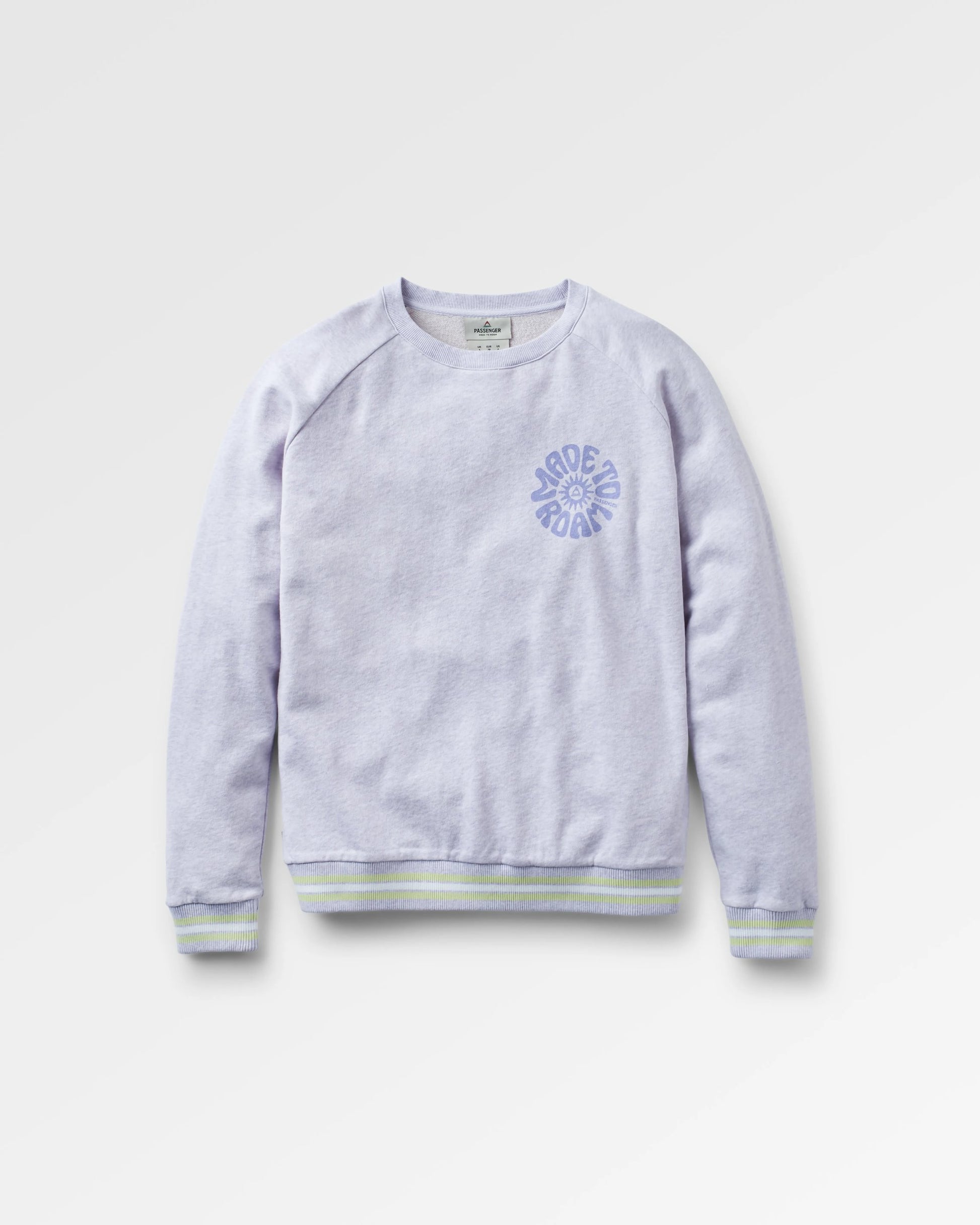 Fade Organic Cotton Sweatshirt - Lilac Mist Marl