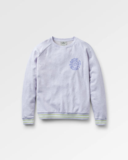 Fade Organic Cotton Sweatshirt - Lilac Mist Marl