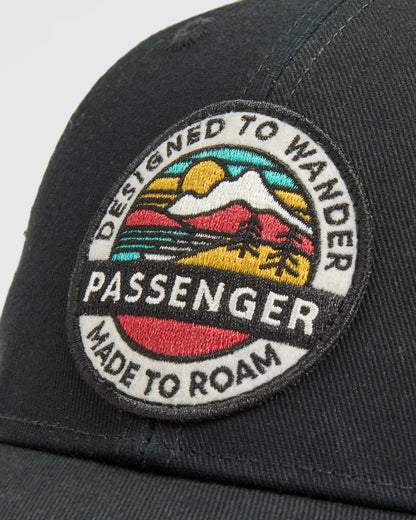 Odyssey Mesh Snapback Cap - Black/Multi - Flatlay