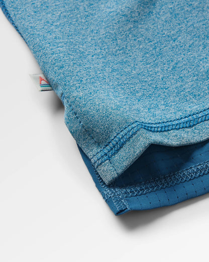 Boardwalk Active Recycled Vest - Blue Steel Marl - Flatlay