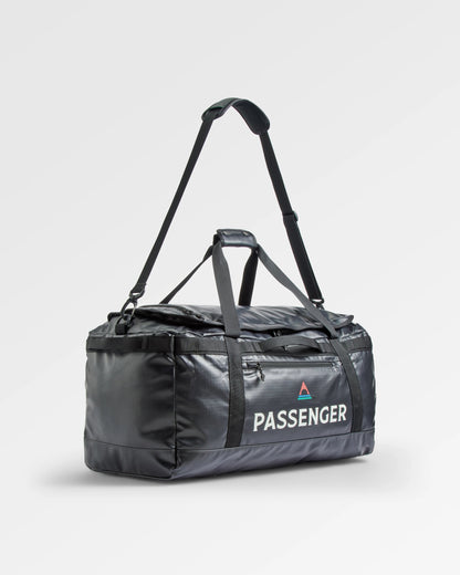 Roamer Recycled 80L Duffel Bag - Phantom Black - Flatlay