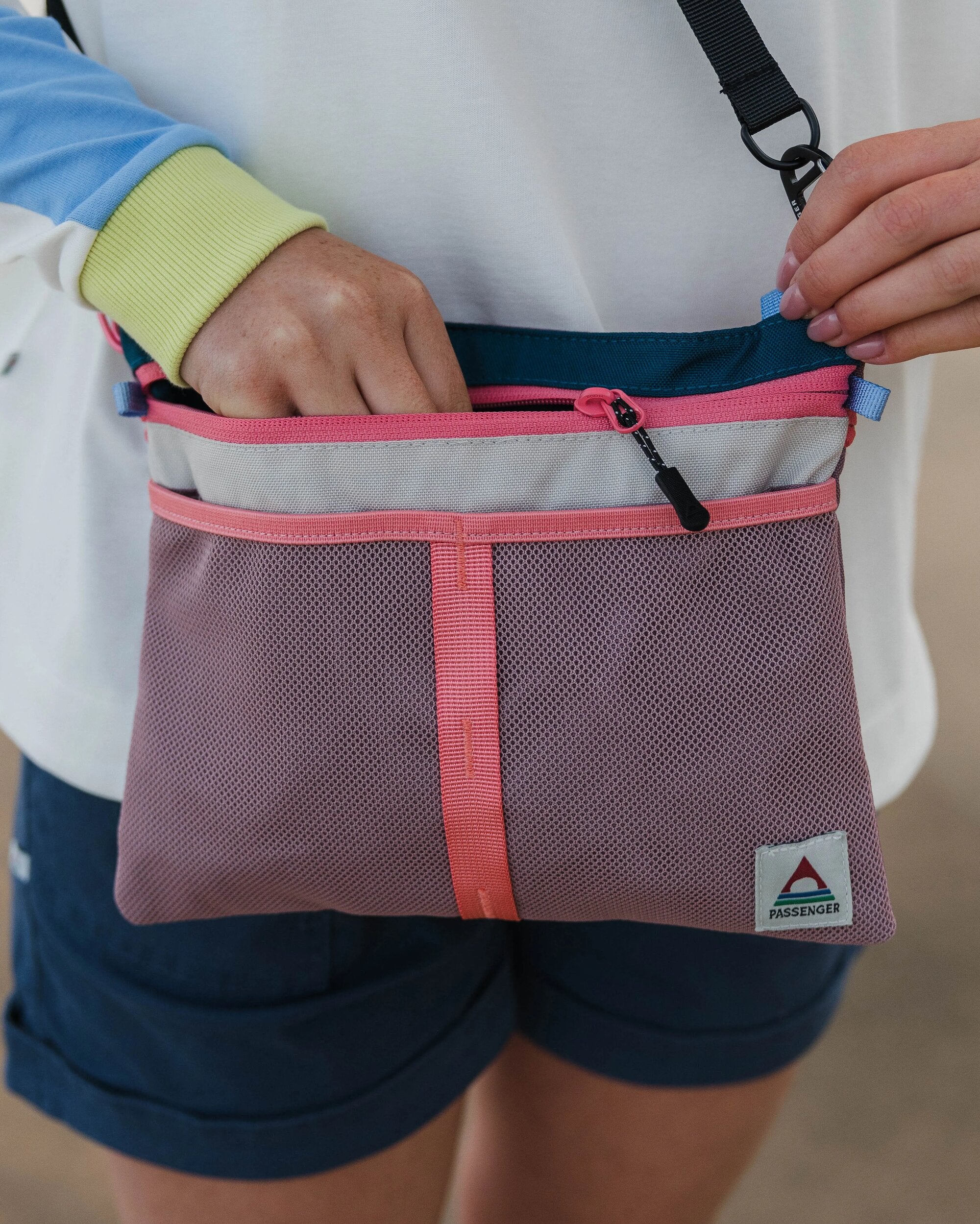 Waypoint Cross Body Bag - Grape - Lifestyle - Female