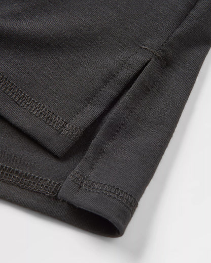 Classic Active Recycled LS T-Shirt - Black - Flatlay