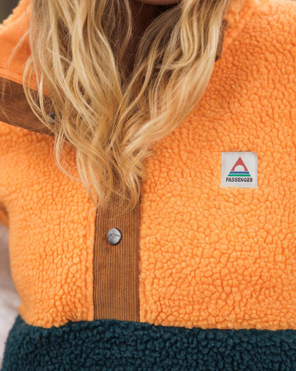 Create Recycled Deep-Pile Sherpa Fleece - Mediterranean