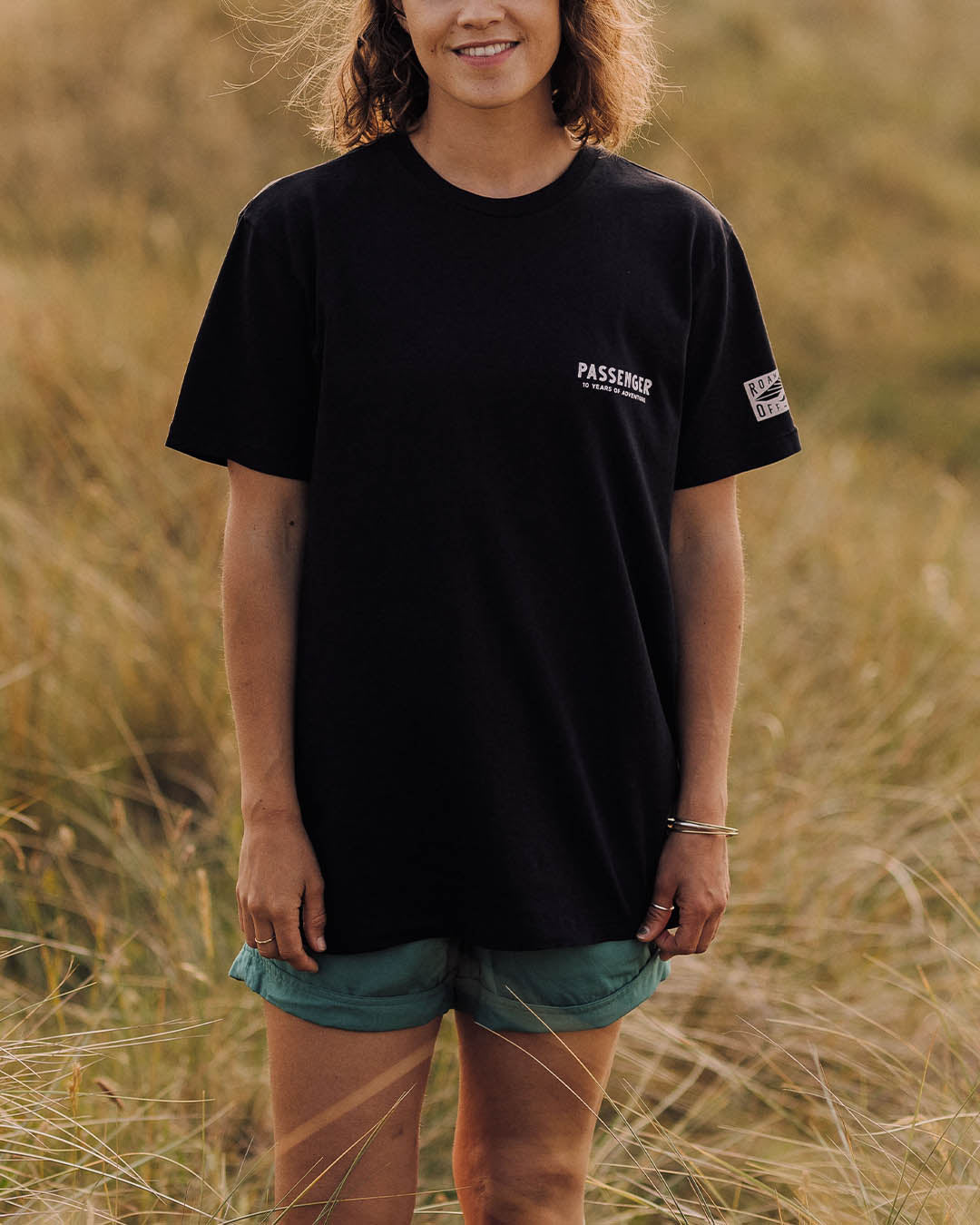 Float Oversized T-Shirt - True Black - Lifestyle