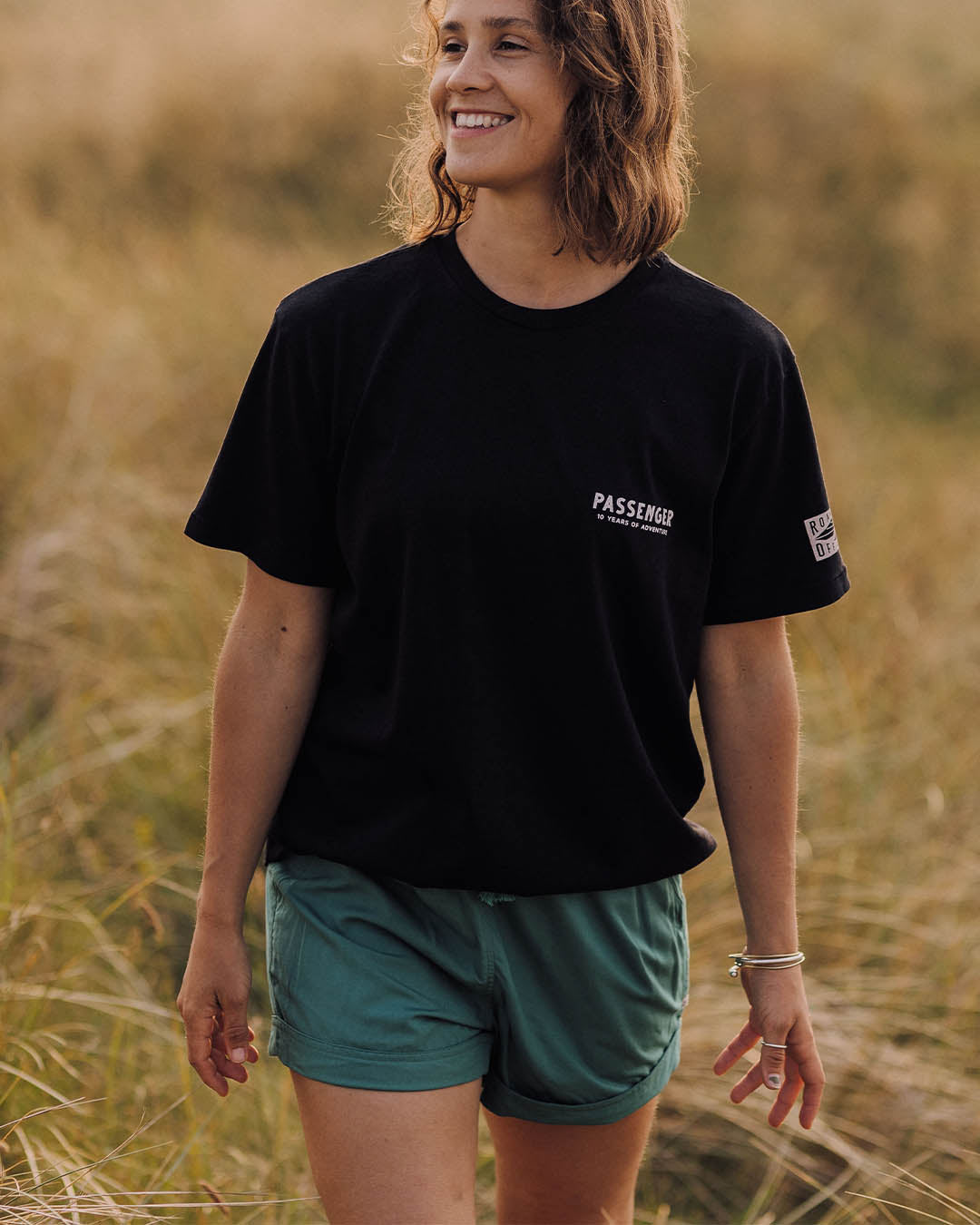 Float Oversized T-Shirt - True Black - Lifestyle
