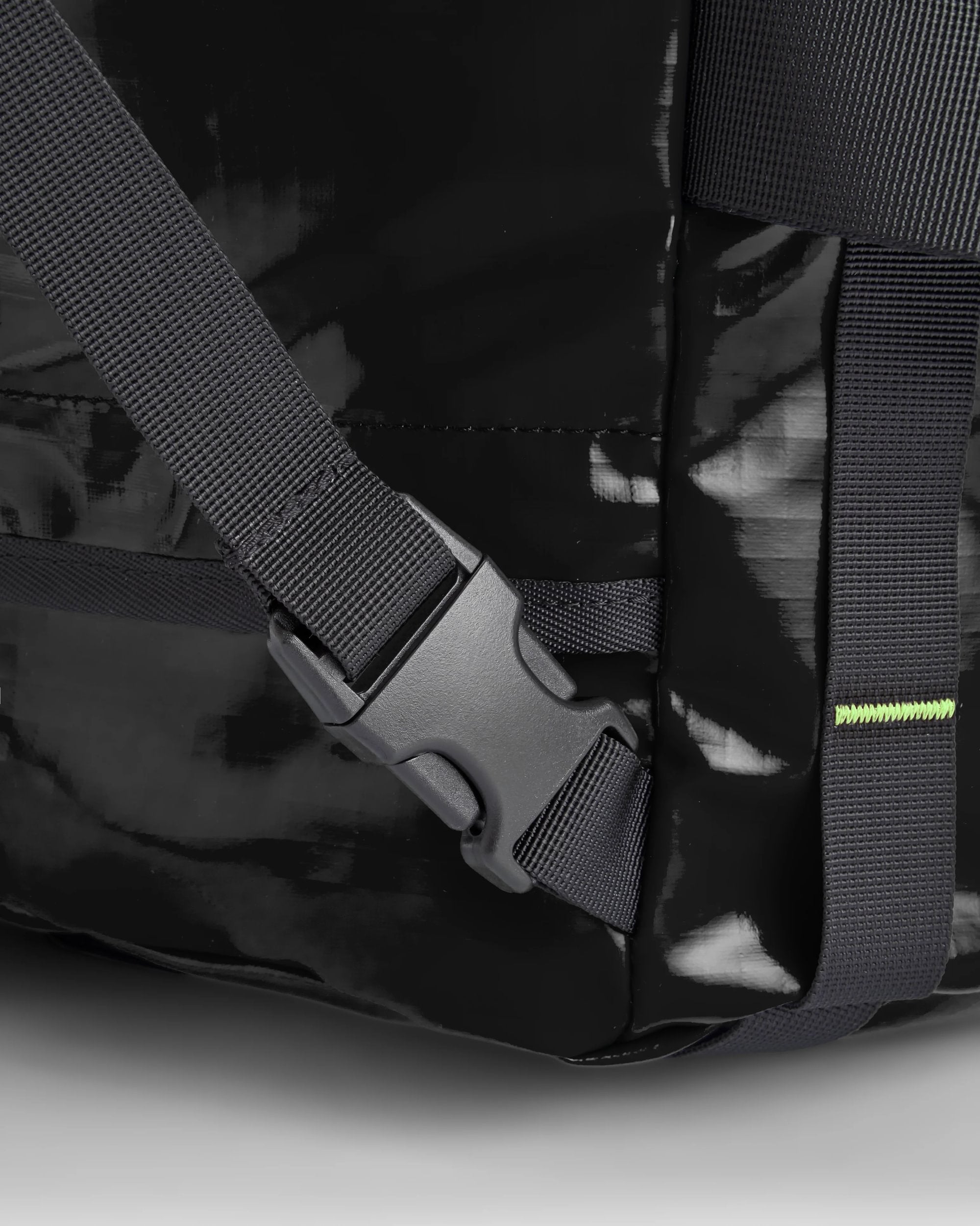 Roamer Recycled 40L Duffel Bag - Black - Flatlay