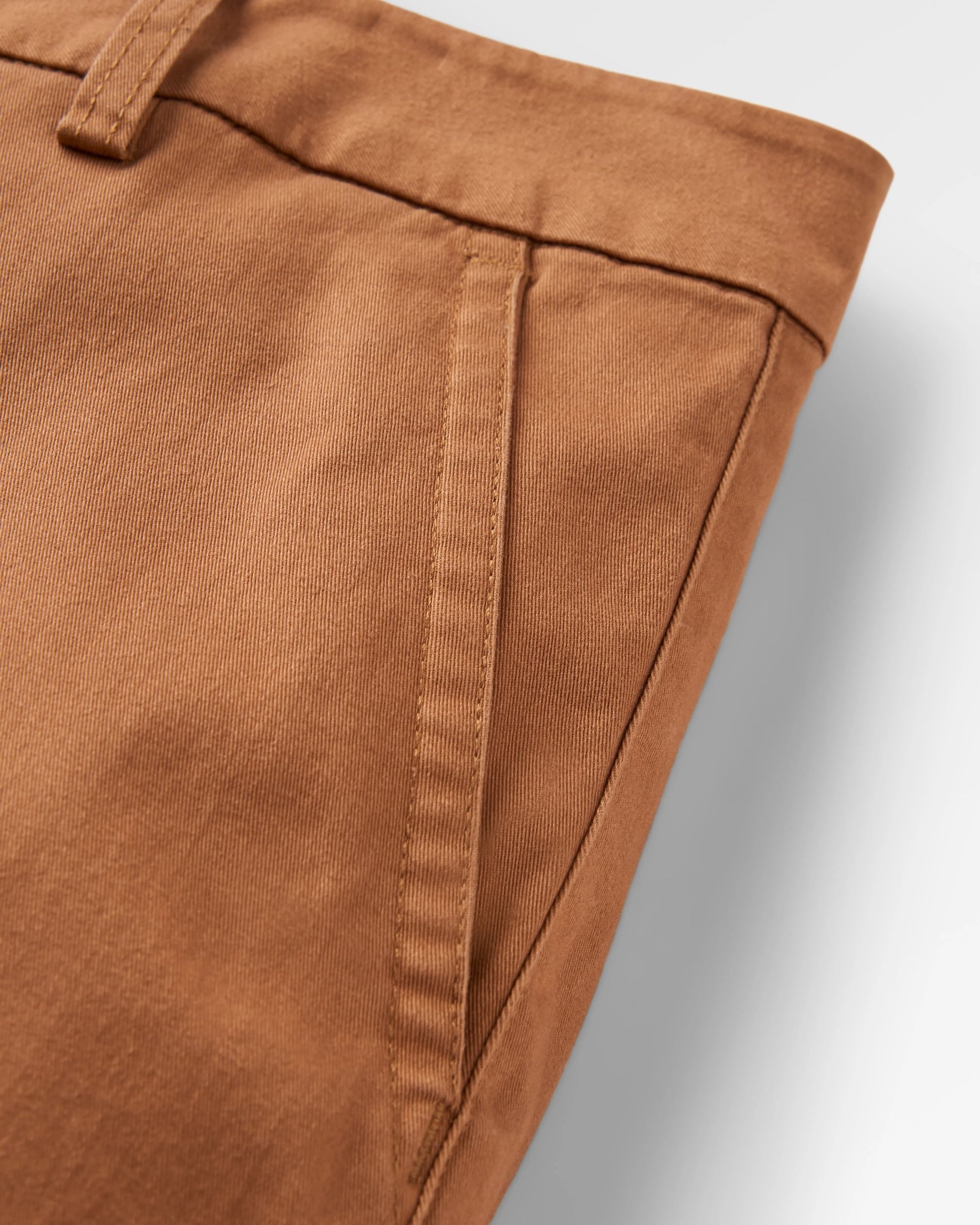 365 Organic Cotton Shorts - Toffee - Flatlay