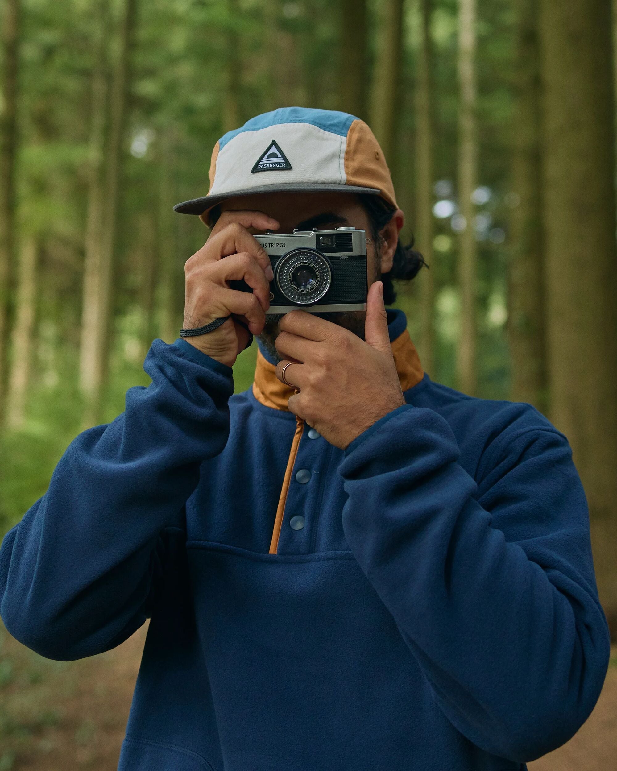 Dusk Recycled Polartec® Fleece - Rich Navy - Lifestyle