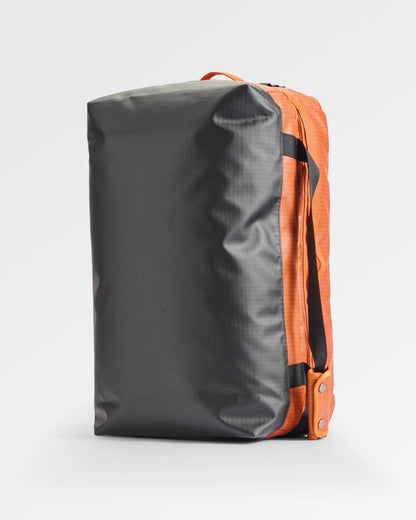 Roamer 60L Split Duffel Bag - Sunrise Orange - Flatlay