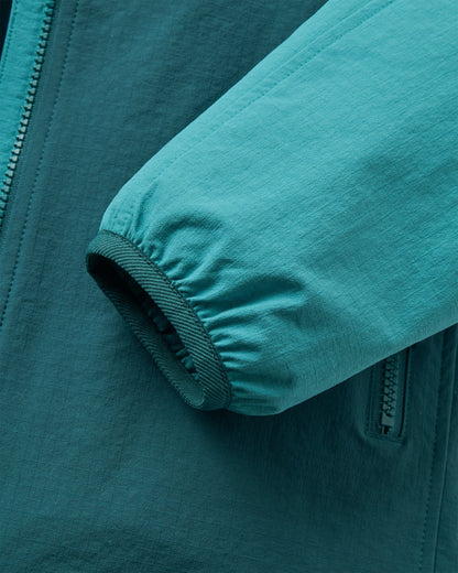 Womens Trailscape Lightweight Softshell Jacket - Mediterranean/ Ocean Teal - Flatlay