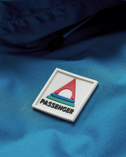 Season Waterproof Recycled Jacket - Corsair Blue/ Apricot