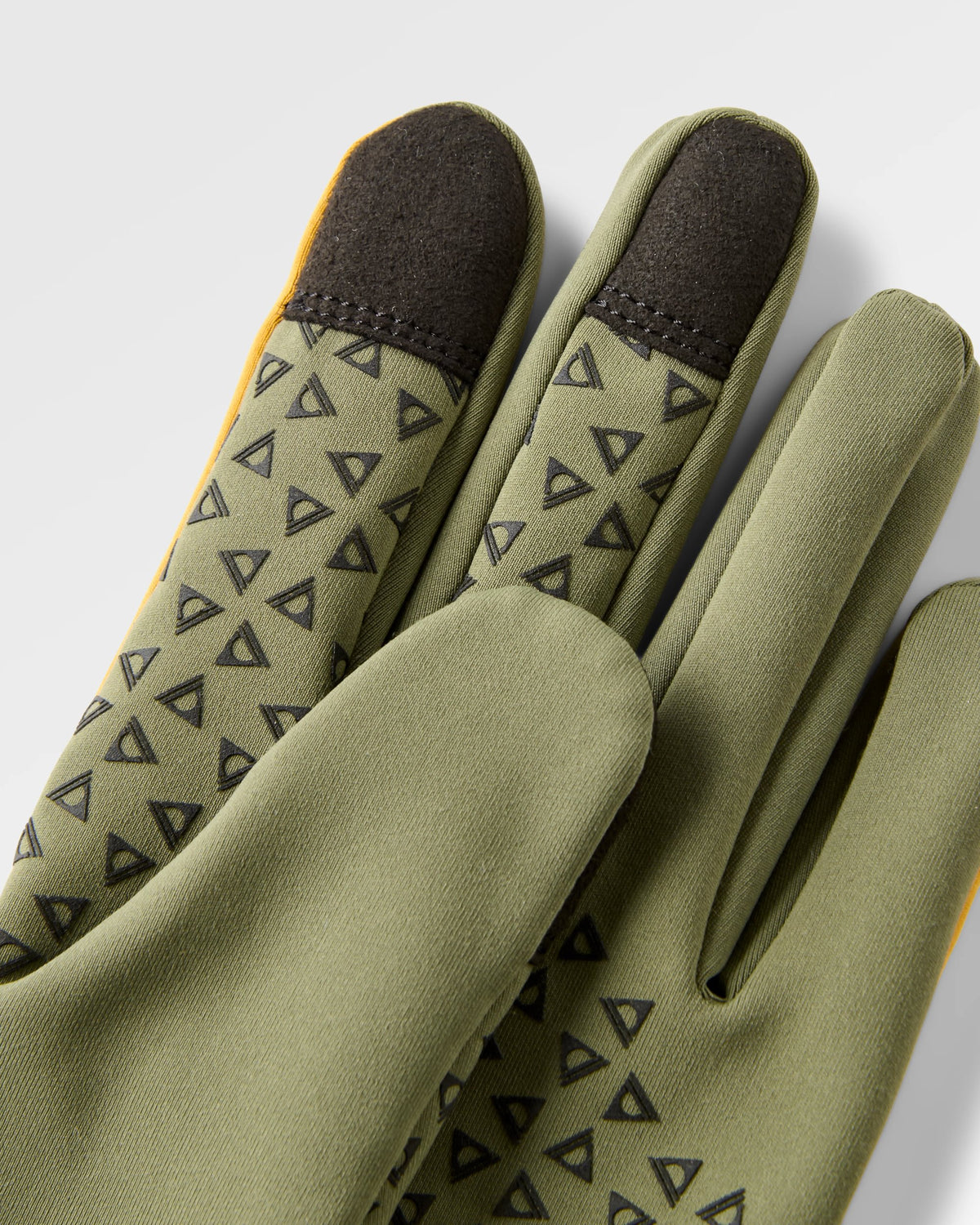 Jacks Touch Screen Gloves - Dusty Ochre - Flatlay