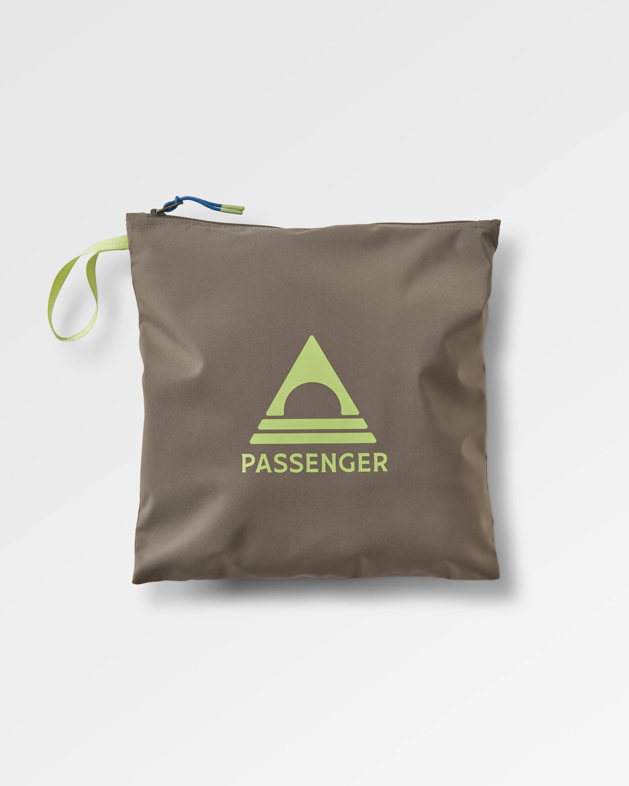 Downpour Recycled Waterproof Jacket - Tidal Blue/Arctic/Dusty Olive - Flatlay