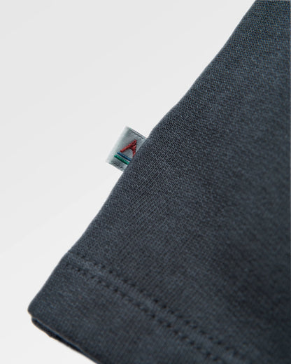 Remote Recycled Cotton Hoodie - Black - Flatlay