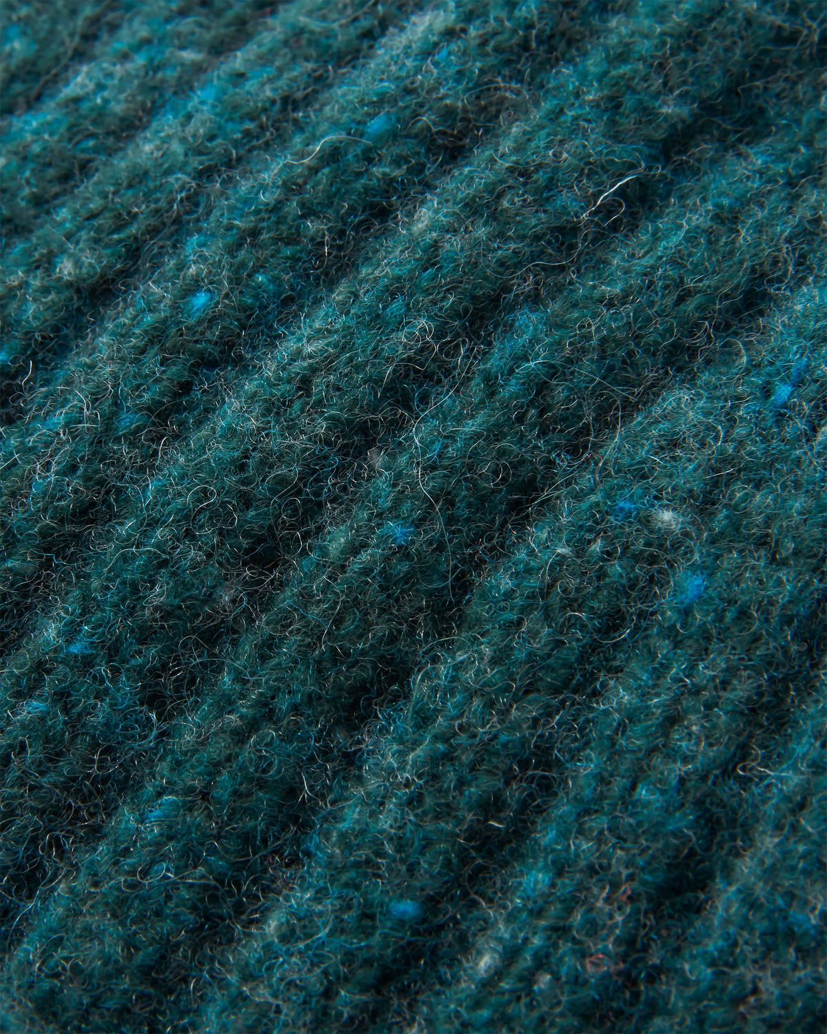 Fisherman Merino Wool Beanie - Fir Tree - Flatlay