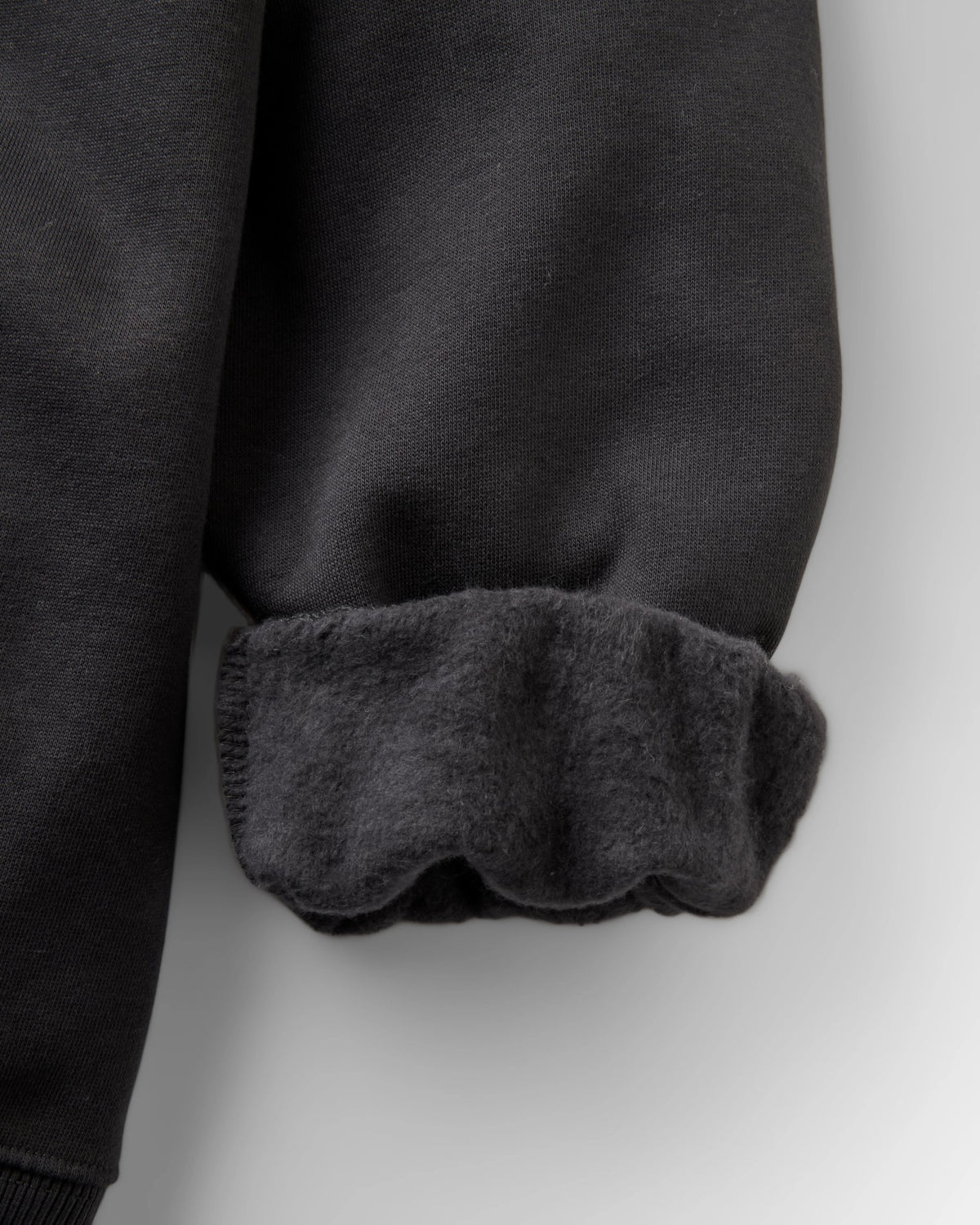 Slower Rhythms Women's Full Zip Hoodie - Faded Black - Flatlay