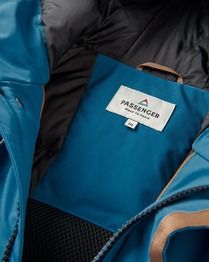 Baltic Recycled Insulated Parka - Toffee/Blue Steel - Flatlay