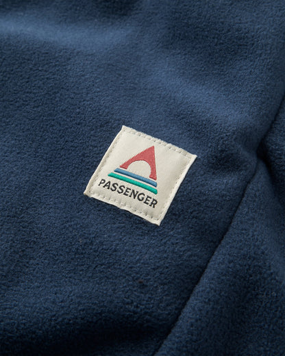 Woodland Recycled Polartec® Fleece Jogger - Rich Navy - Flatlay