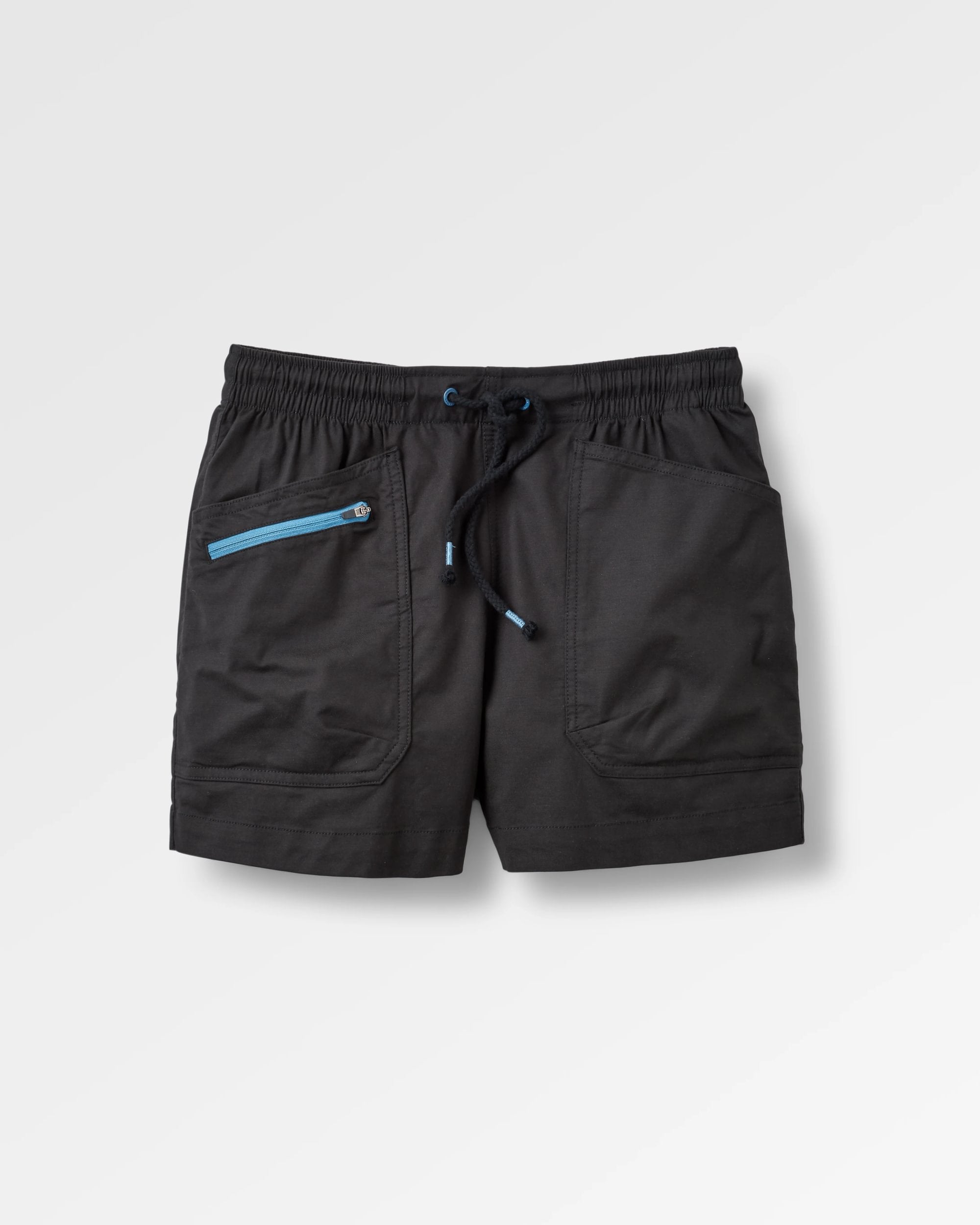 Basswood Organic Cotton Short - Black - Flatlay