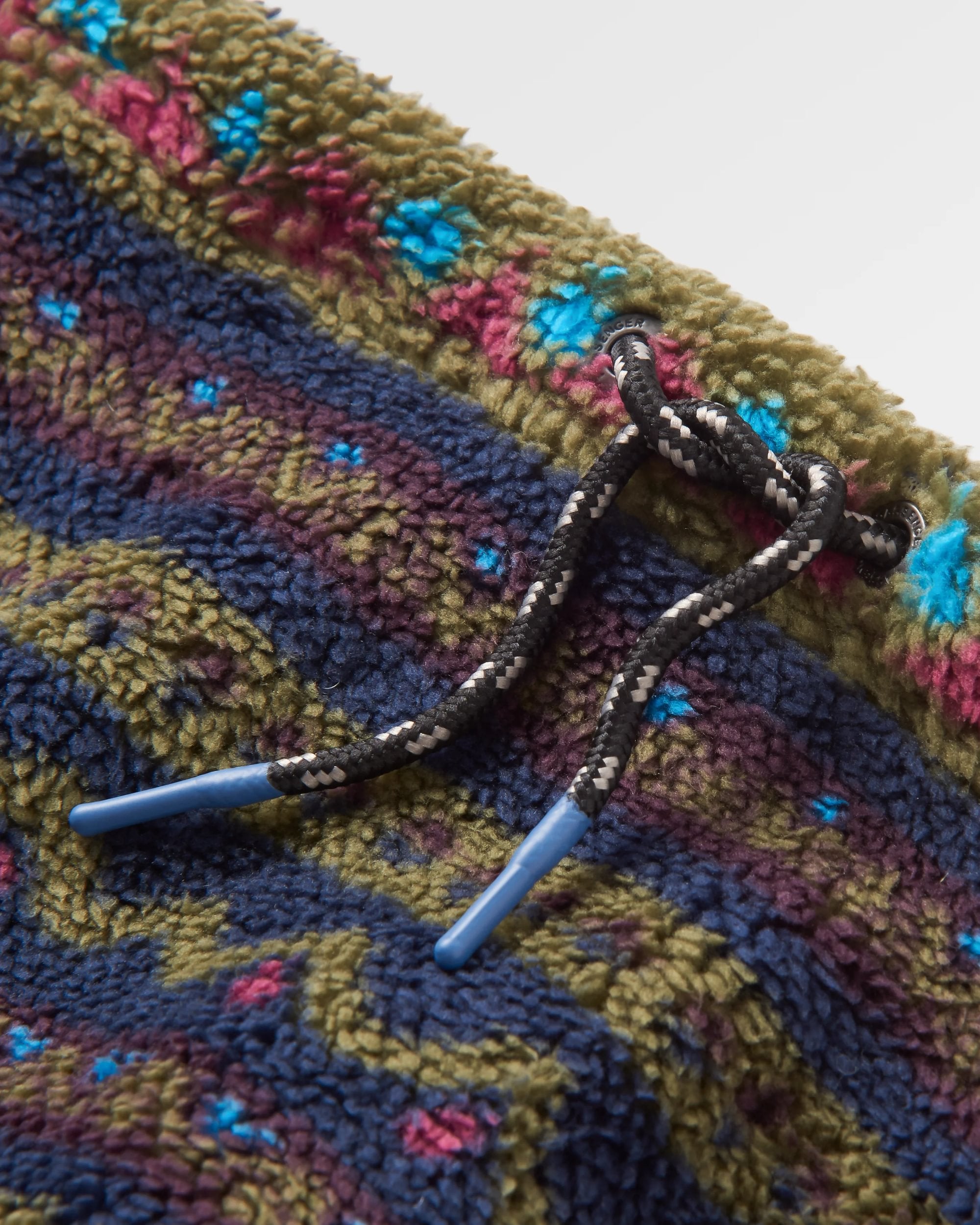 Ash Recycled Sherpa Fleece Snood - Mountain Geo Multi - Flatlay