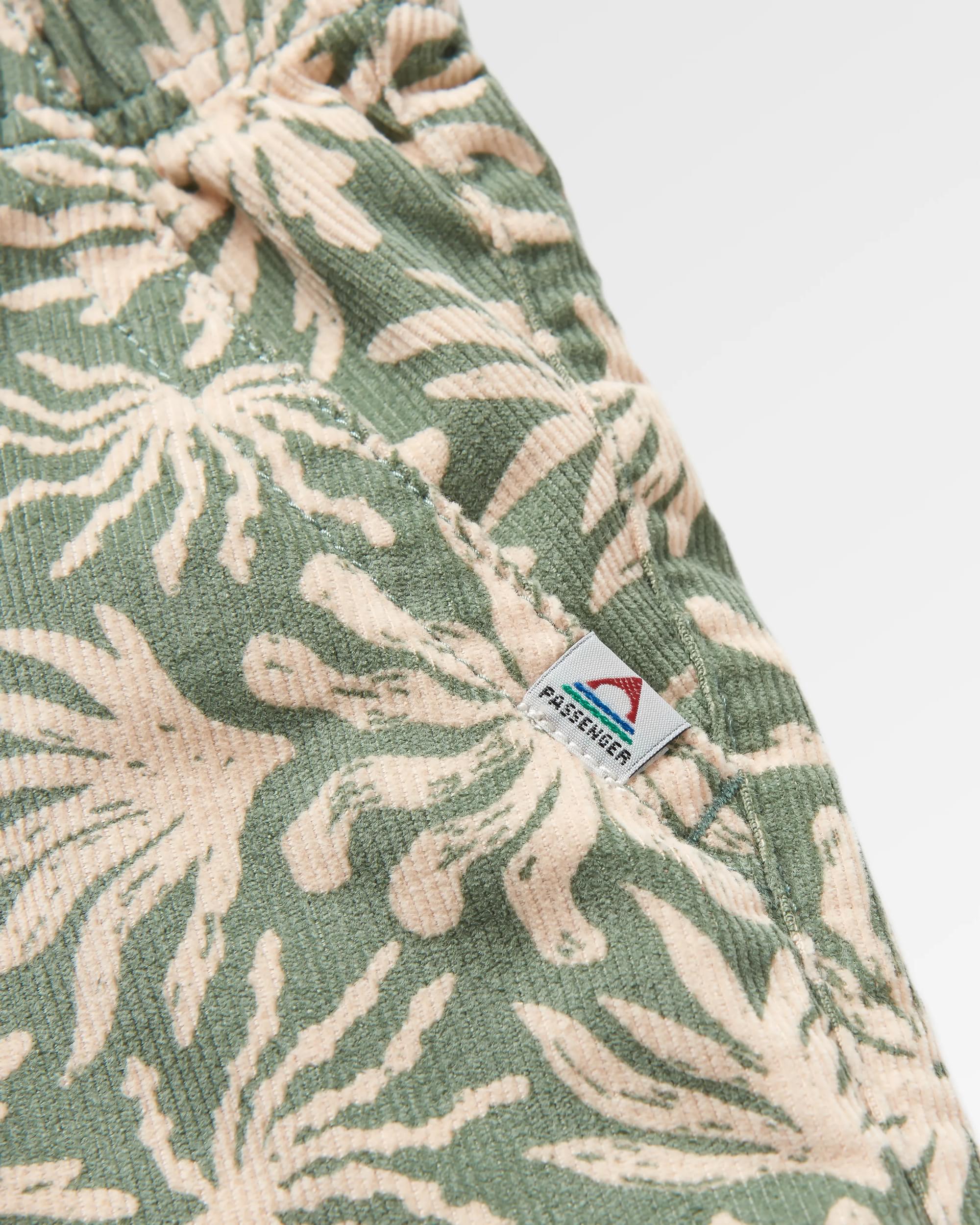 Santosa Organic Cotton Cord Short - Seaweed Pistachio - Flatlay