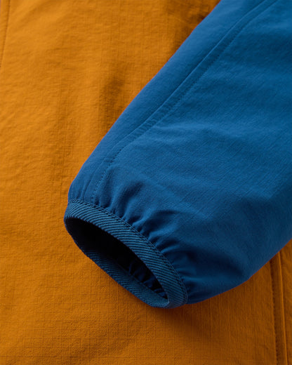 Womens Trailscape Lightweight Softshell Jacket - Blue Navy/Retro Orange - Flatlay