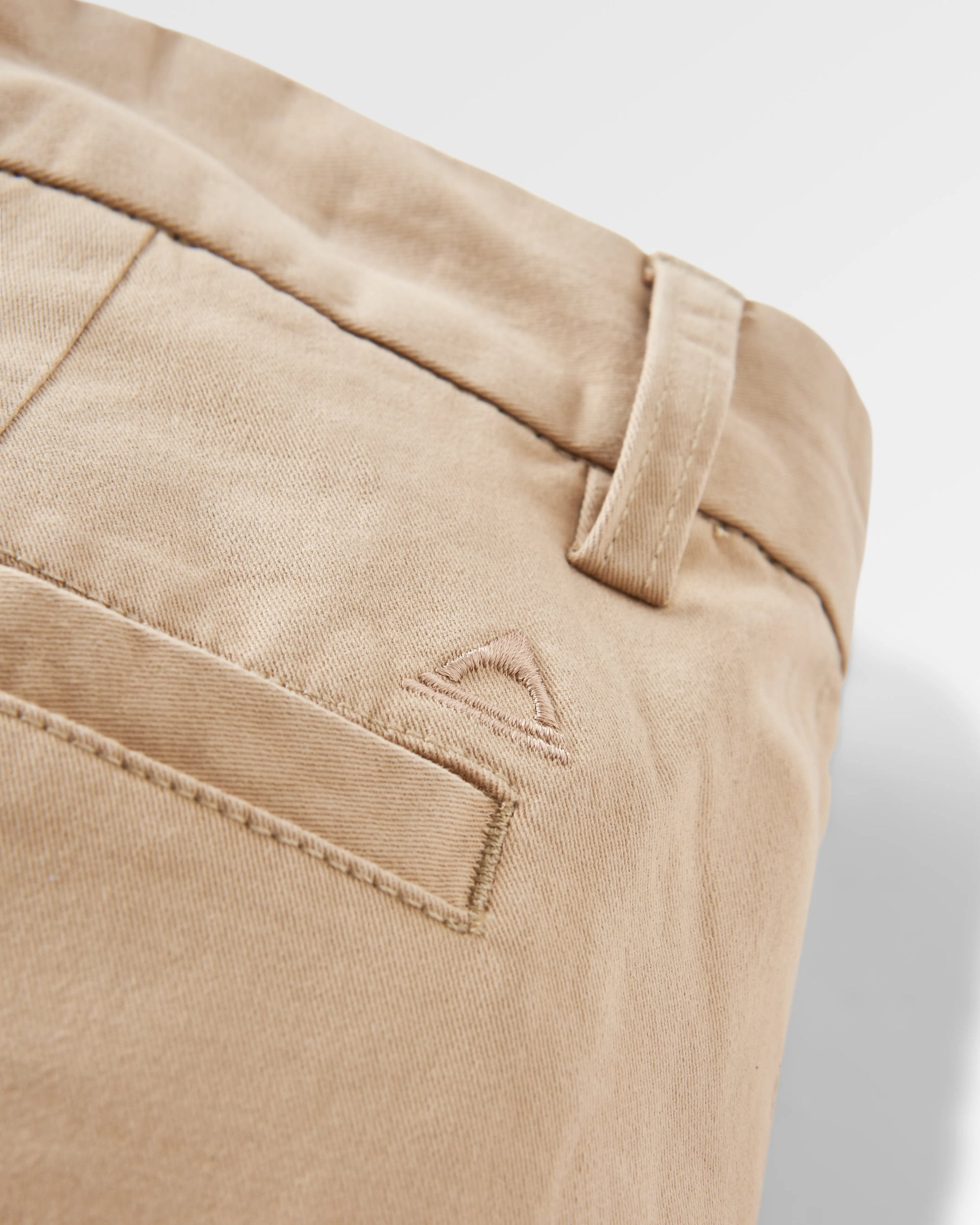 365 Organic Cotton Trouser - Chinchilla Brown - Flatlay