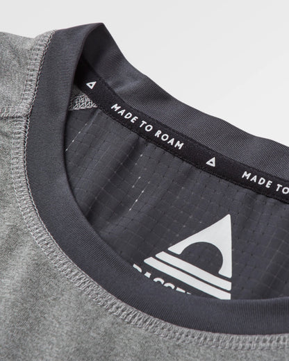 Cool Down Active T-shirt - Grey Marl - Flatlay