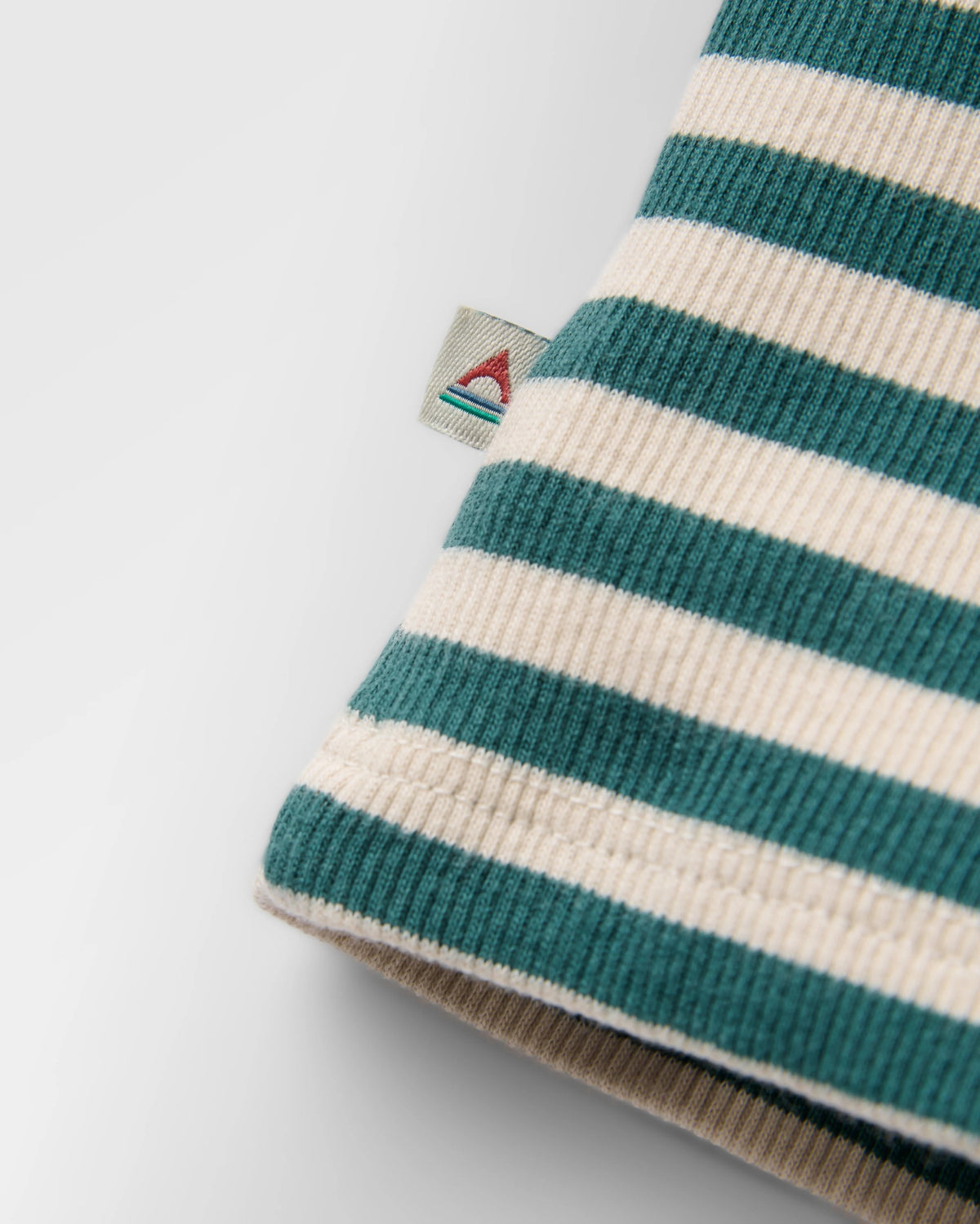 Out There Ribbed LS T-Shirt - Mediterranean - Flatlay