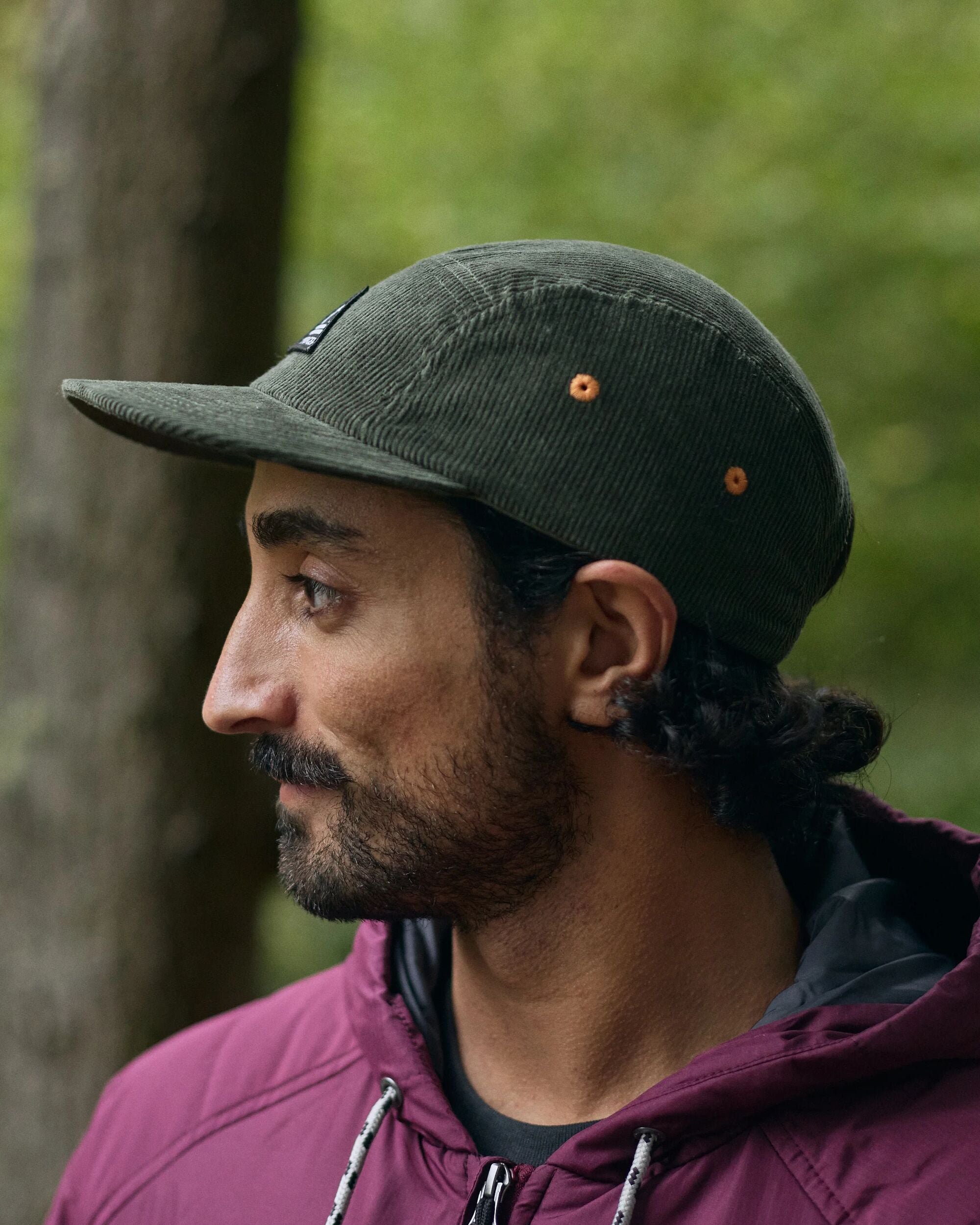 Fixie Recycled Cord 5 Panel Cap - Khaki - Lifestyle - Male