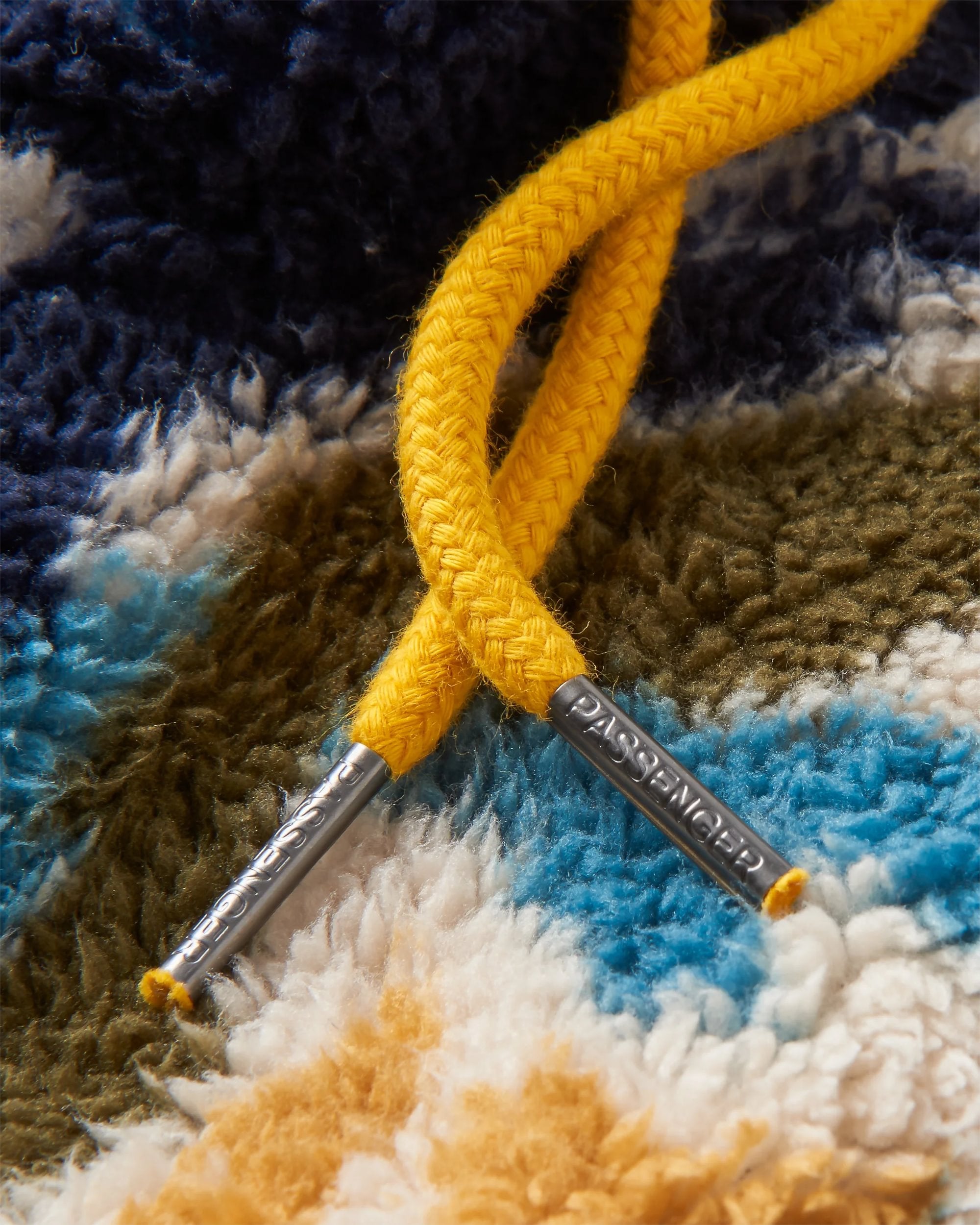 Nestling Recycled Polar-Lined Sherpa Fleece - Mount Scenic Khaki - Flatlay