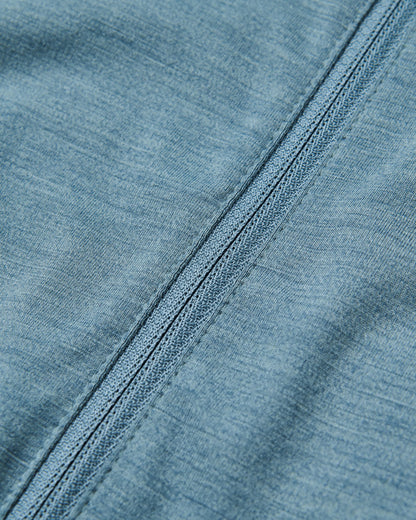 Snowscape Men's Merino Base Layer Top - Storm Grey - Flatlay