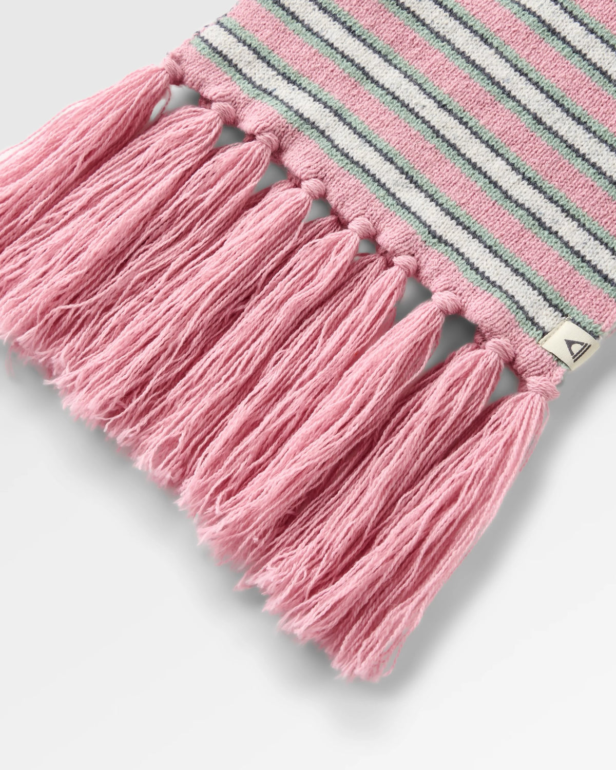 Goldglow Knit Scarf - Pink Haze - Flatlay