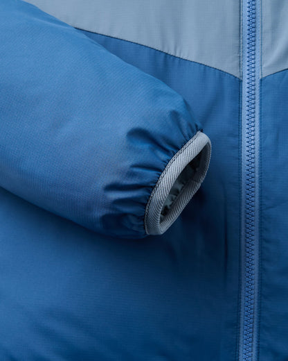 Daybreak Lightweight Recycled Thermore® Insulated Jacket - Rich Navy/Storm Grey/Dark Denim - Flatlay