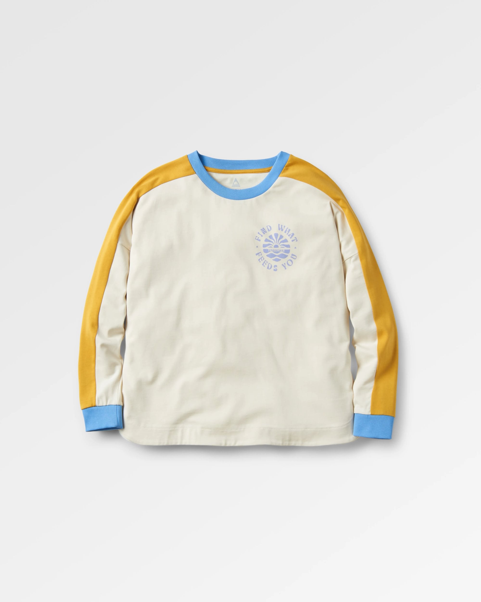 Graze Organic Cotton LS Top - Birch - Flatlay