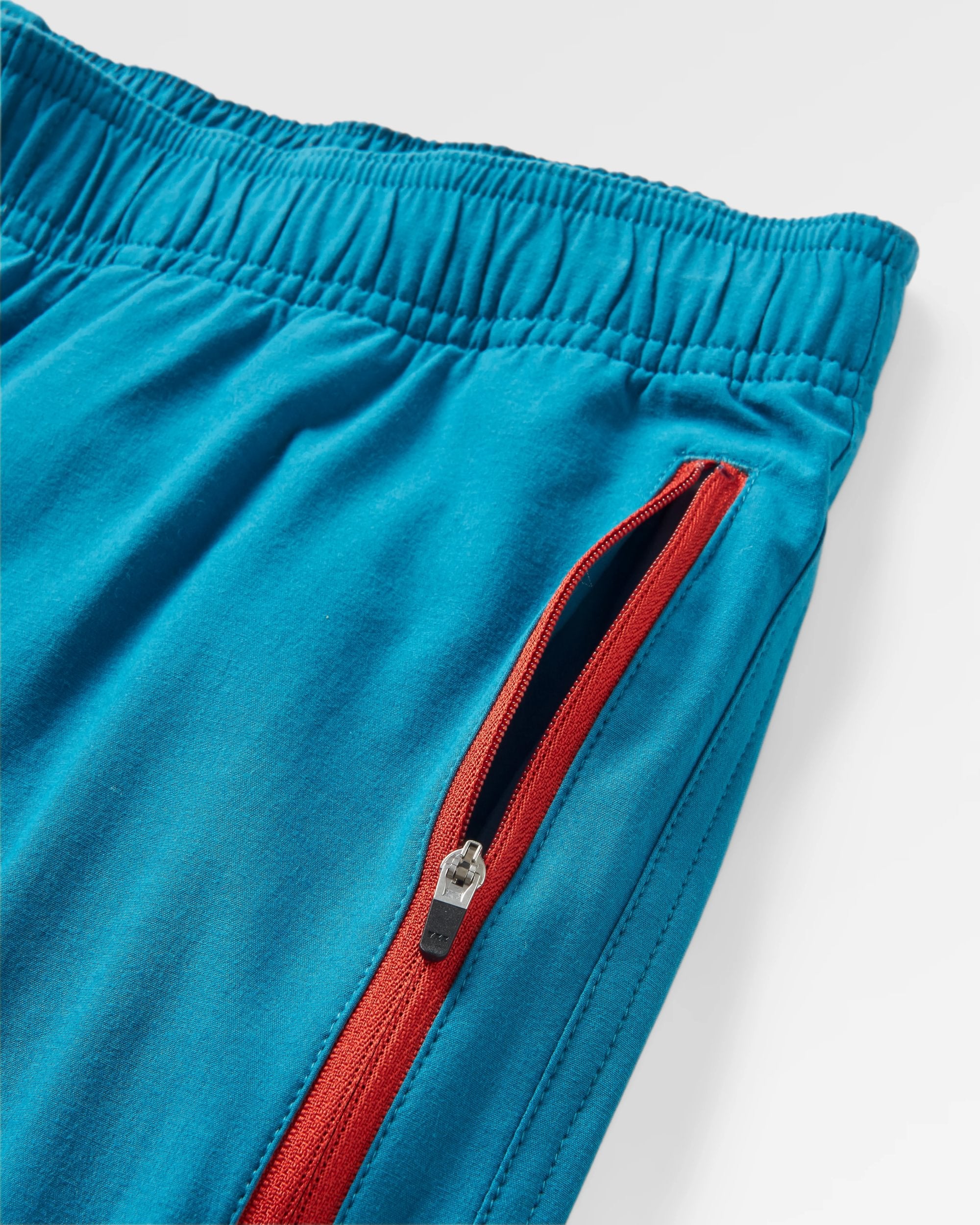 Traveller Organic All Purpose Short - Blue Steel - Flatlay